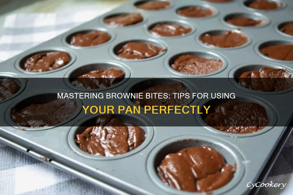 how to use brownie bites pan
