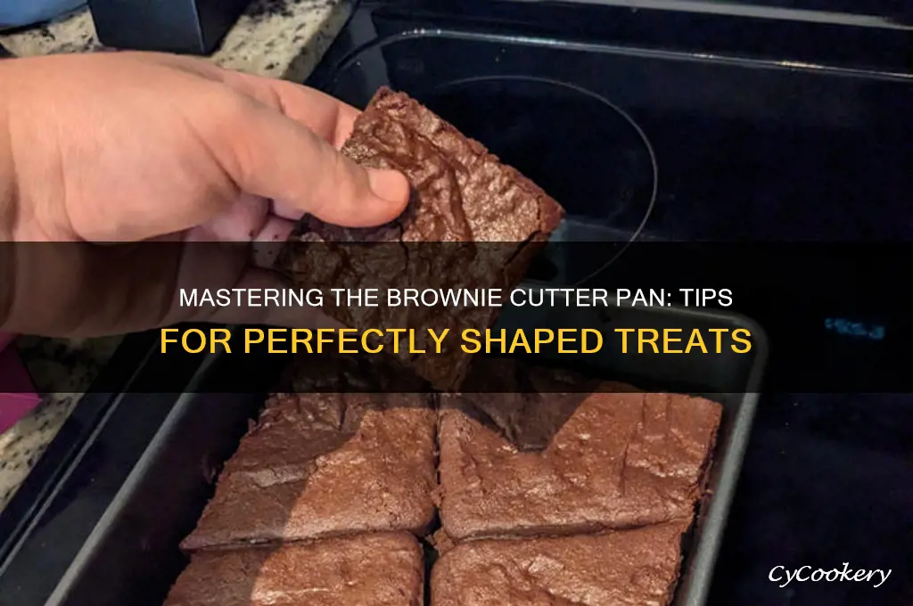 how to use brownie cutter pan