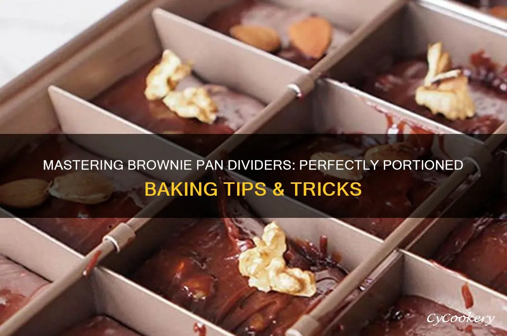 how to use brownie pan with dividers