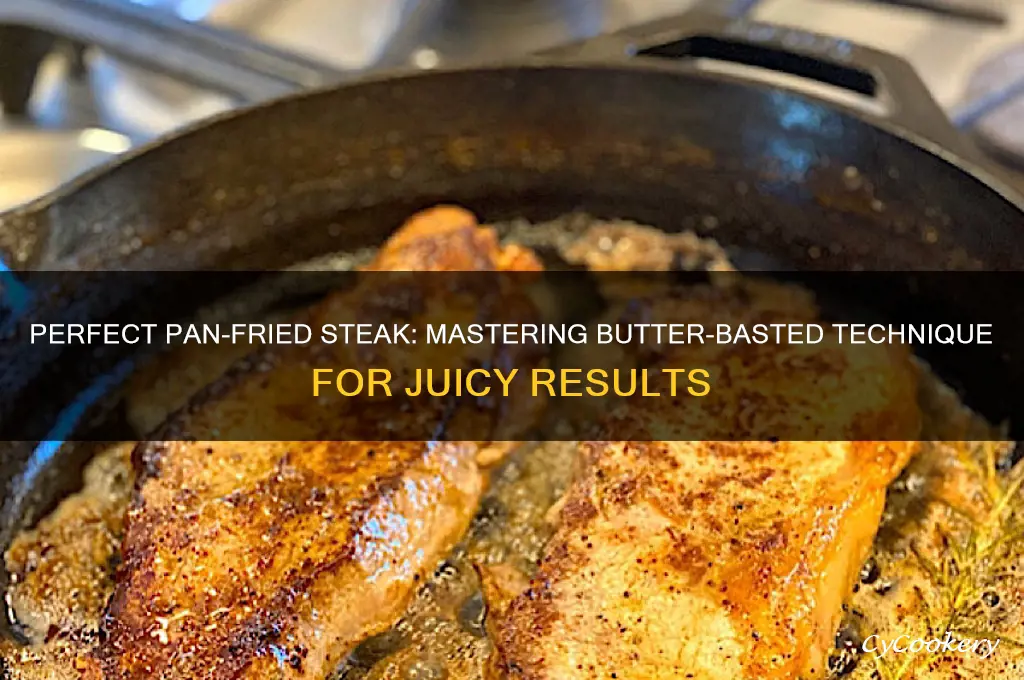 how to use butter to pan fry a steak