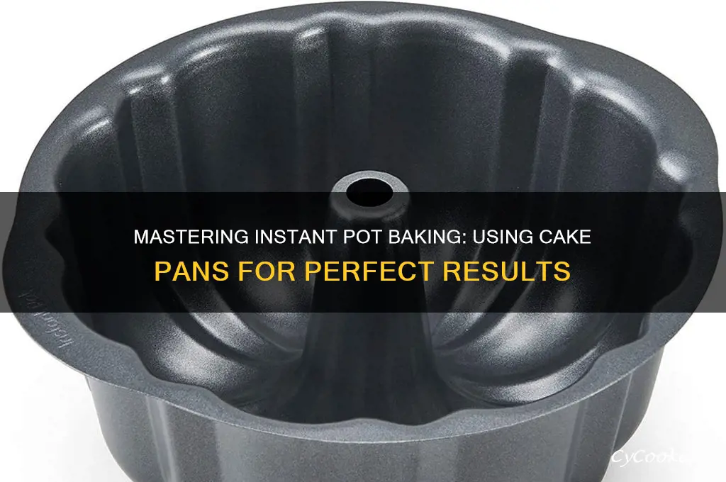 how to use cake pan in instant pot