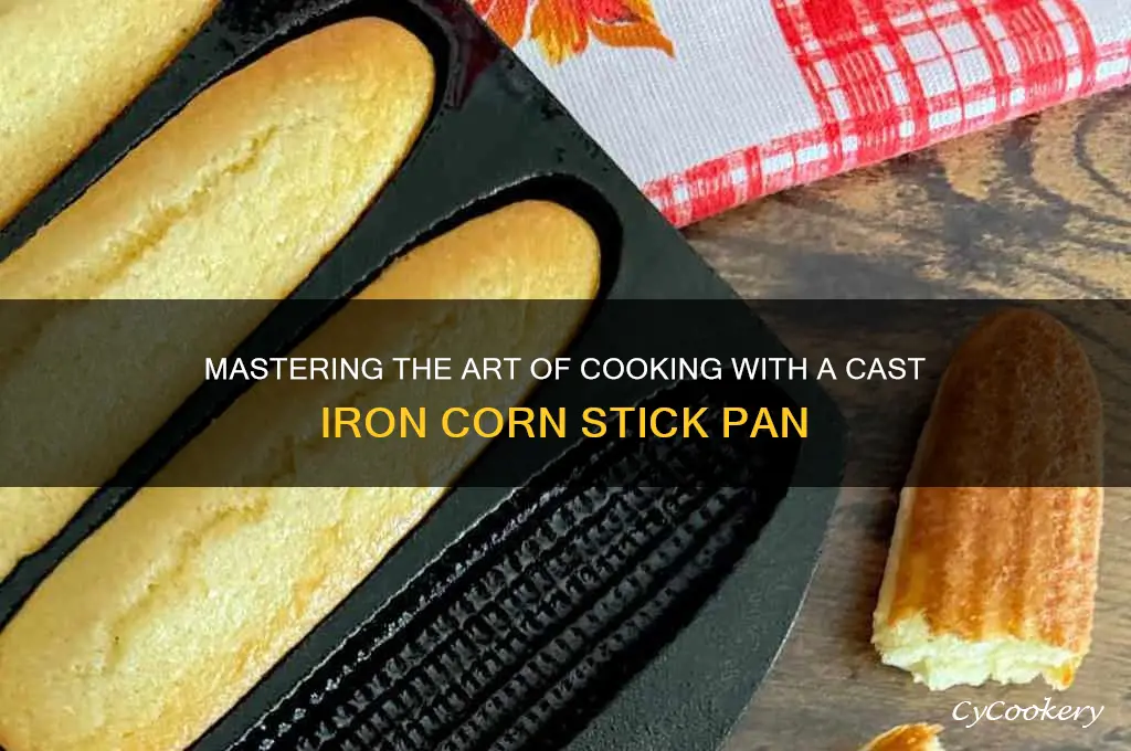 how to use cast iron corn stick pan