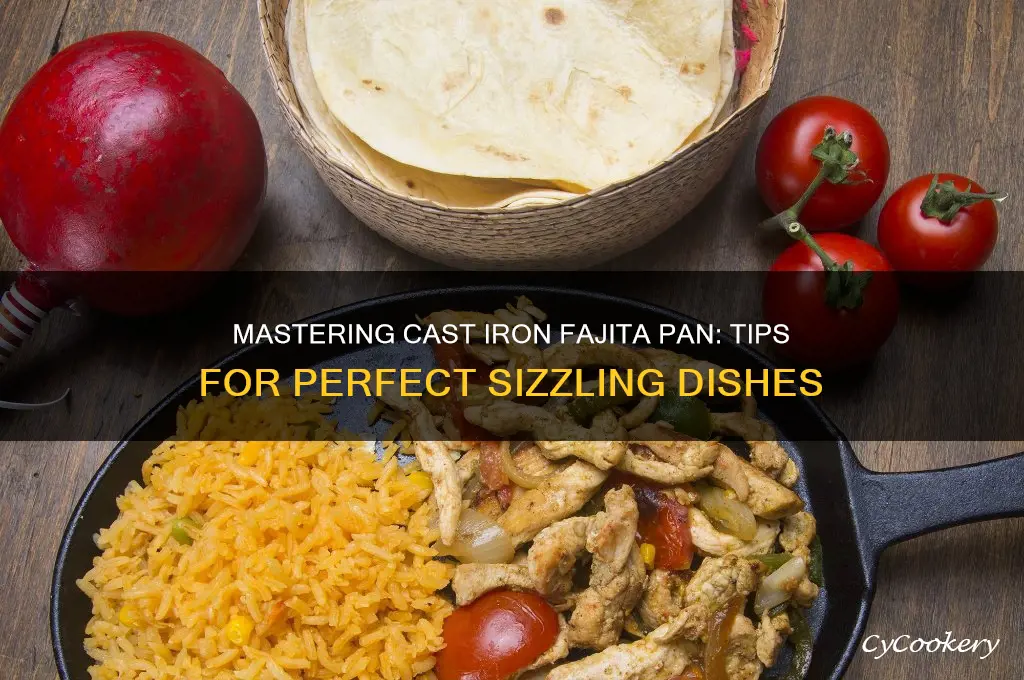 how to use cast iron fajita pan