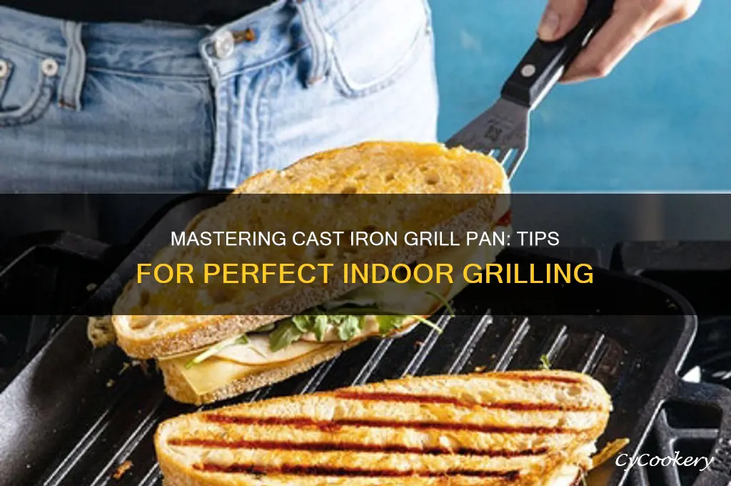 how to use cast iron grill pan