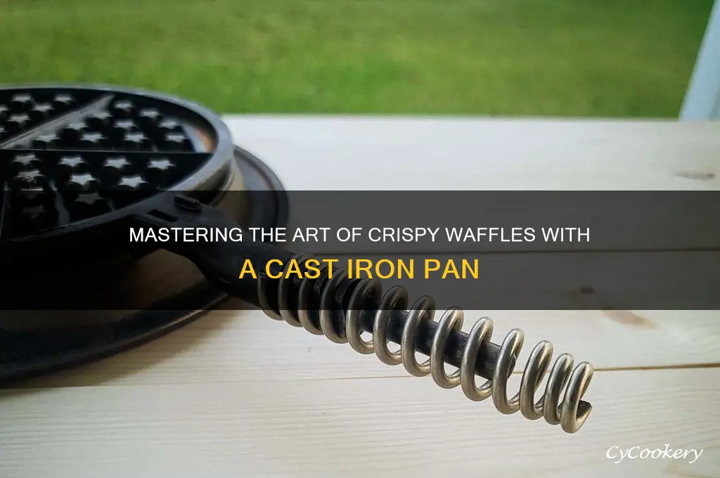 how to use cast iron waffle pan