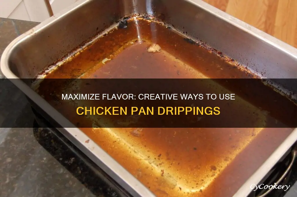how to use chicken pan drippings