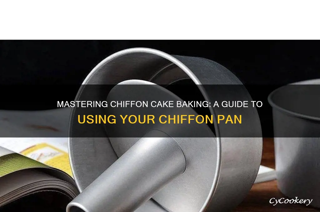 how to use chiffon cake pan