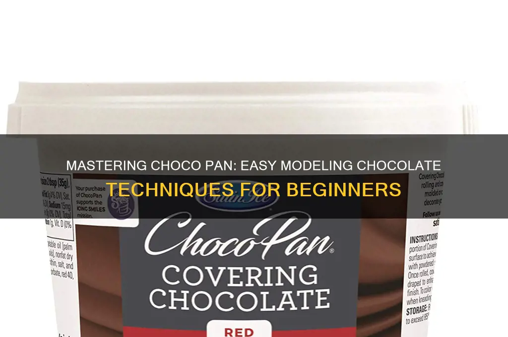 how to use choco pan modeling chocolate