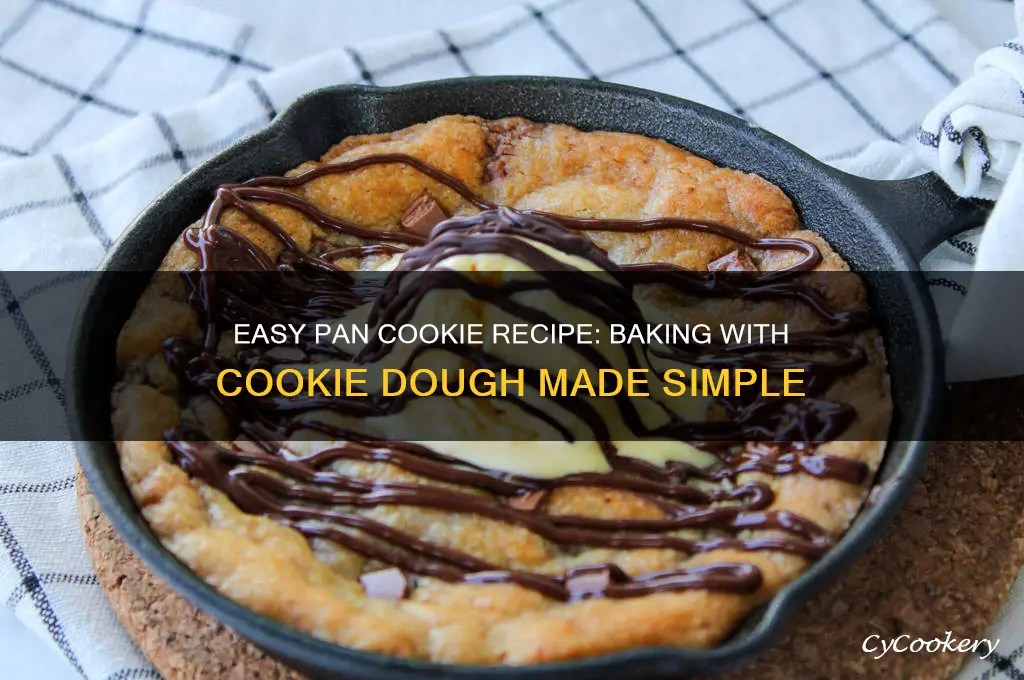 how to use cookie dough to make pan cookie