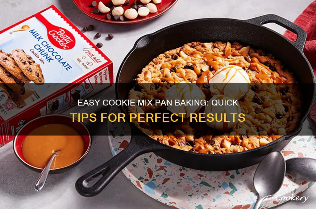 how to use cookie mix in pan