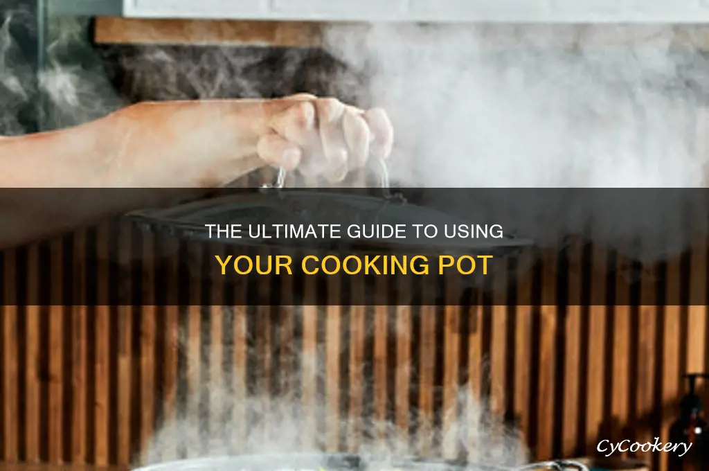 how to use cooking pot