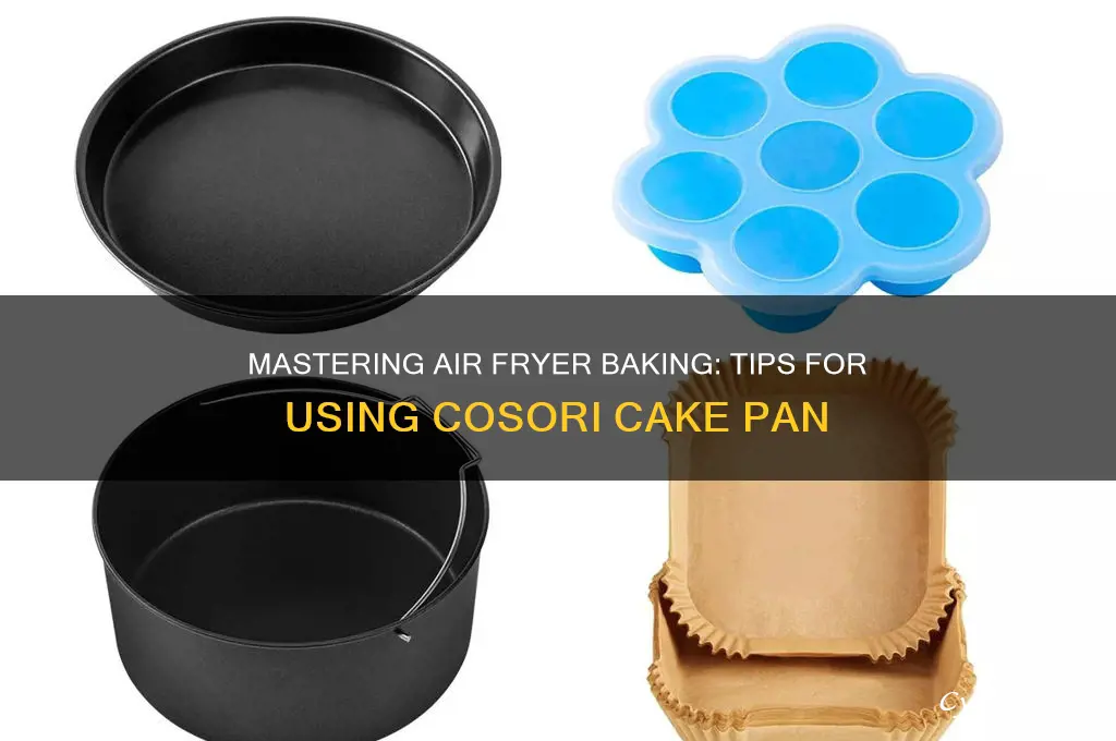 how to use cosori cake pan for air fryer