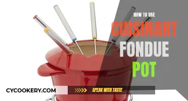 Cuisinart Fondue Pot: A Beginner's Guide to Melting