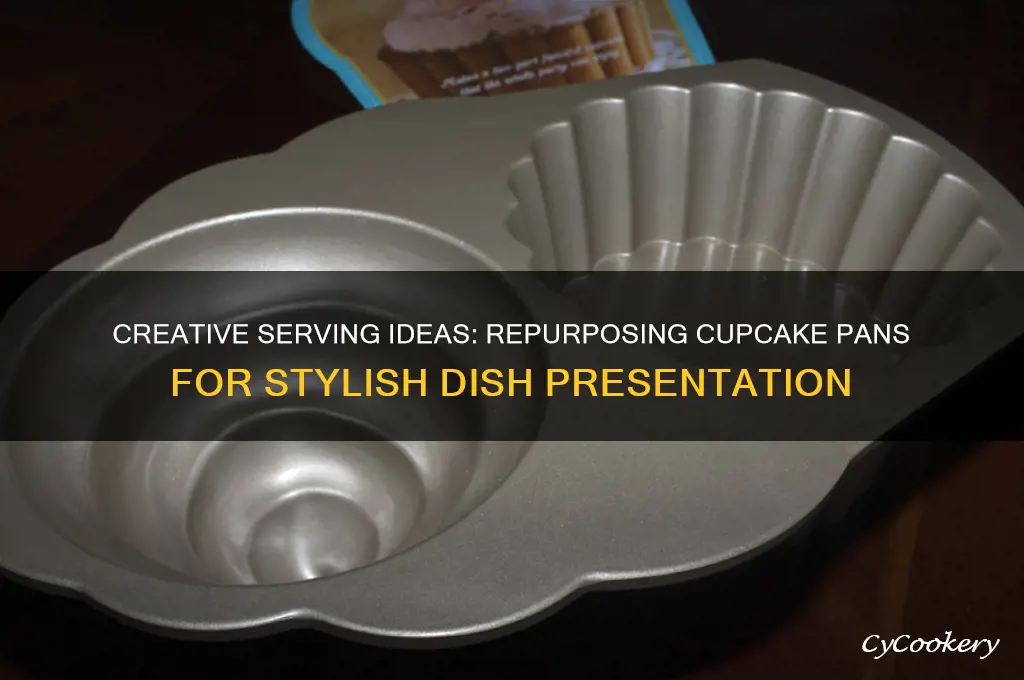 how to use cupcake pan as a serving dish