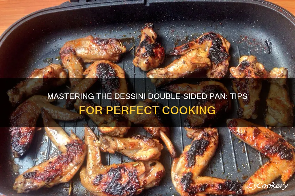 how to use dessini double sided pan
