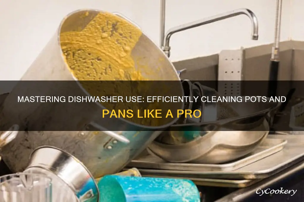 how to use dishwasher pots and pans