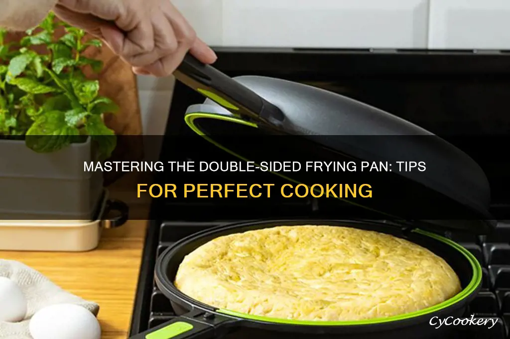 how to use double sided frying pan