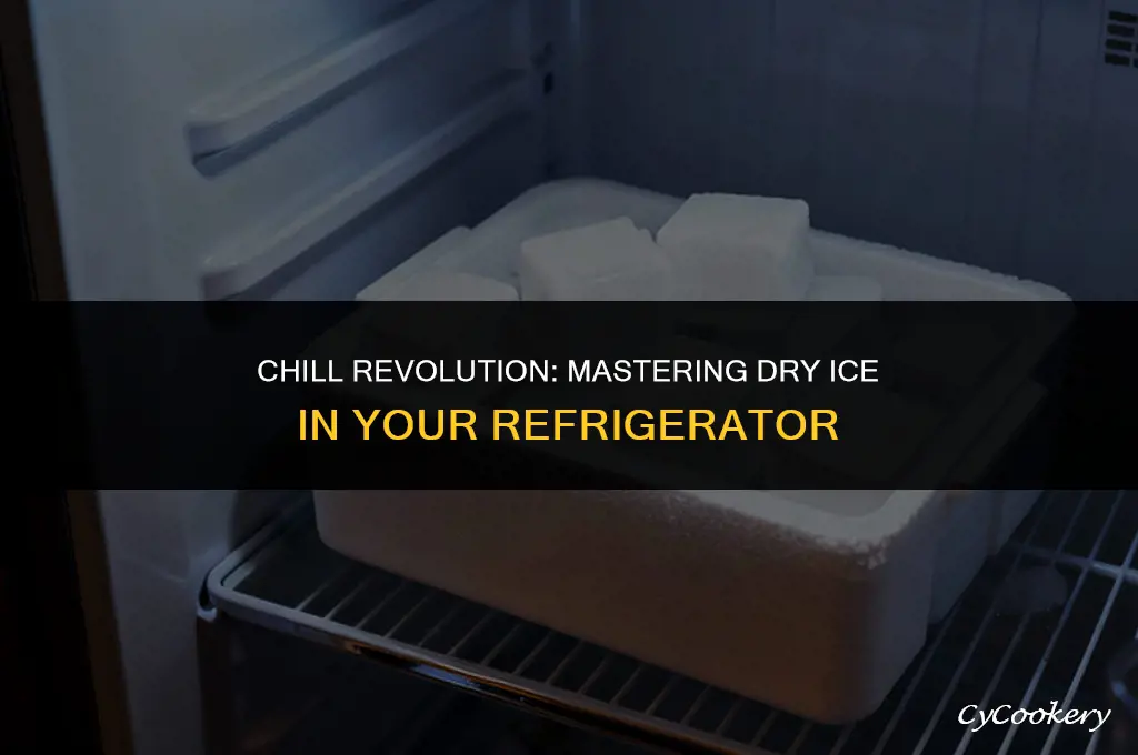 how to use dry ice in a refrigerator