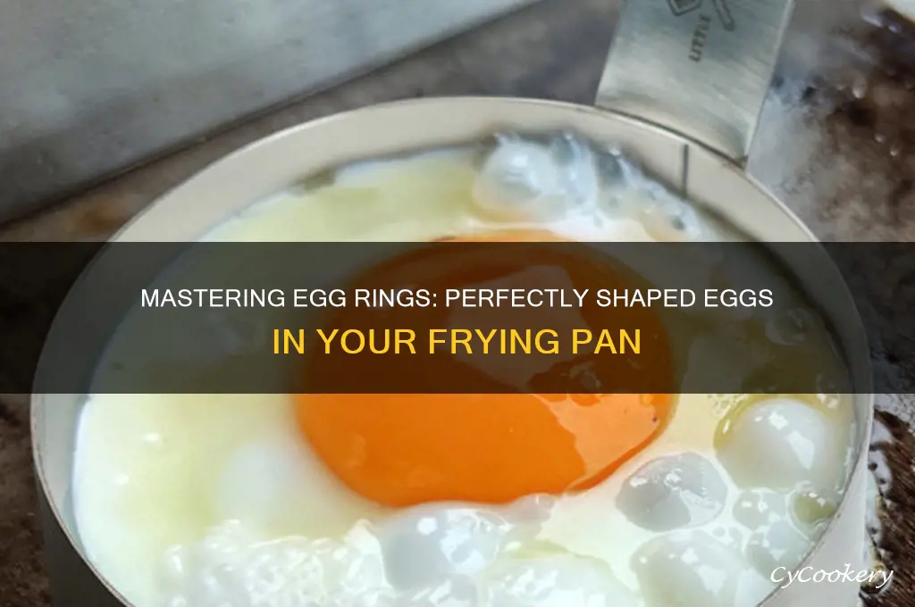 how to use egg rings in frying pan