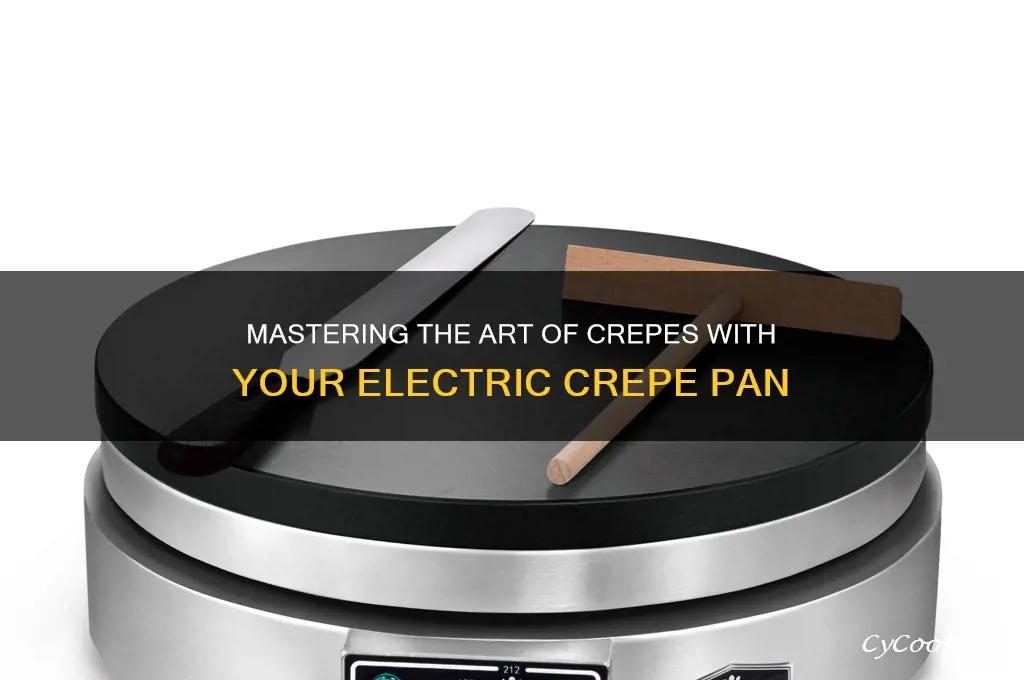 how to use electric crepe pan