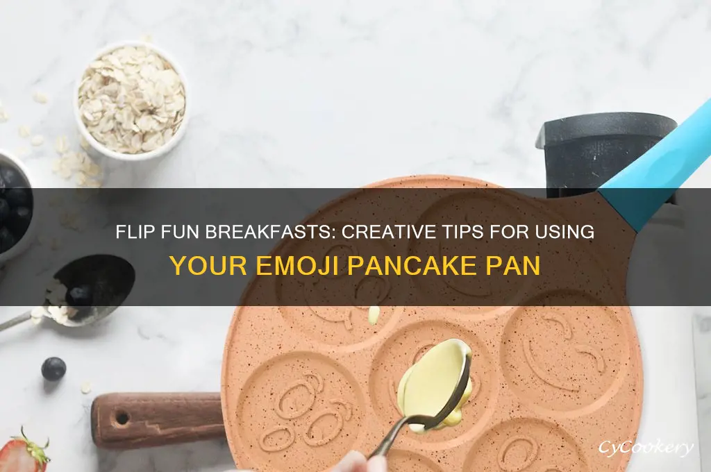 how to use emoji pancake pan