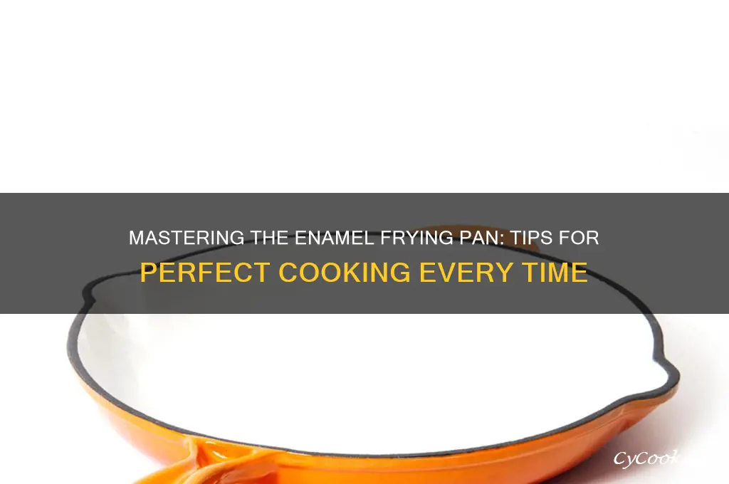 how to use enamel frying pan