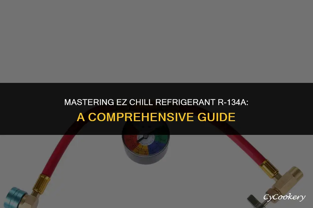 how to use ez chill refrigerant r-134a
