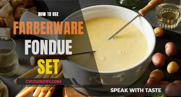 Fondue Fun: Using Your Farberware Fondue Set