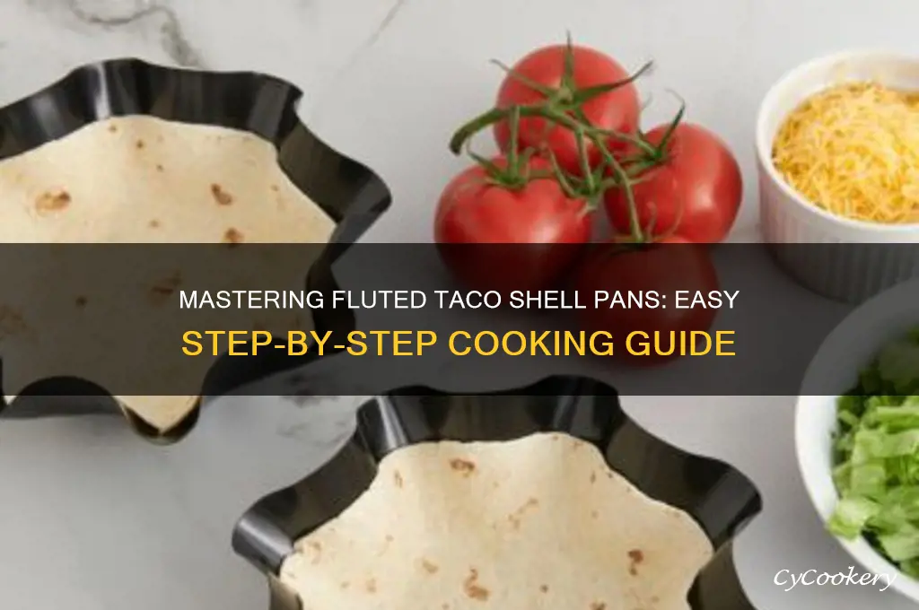 how to use fluted taco shell pans instructions