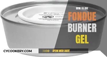 Fondue Burner Gel: Safe Usage and Handling Tips