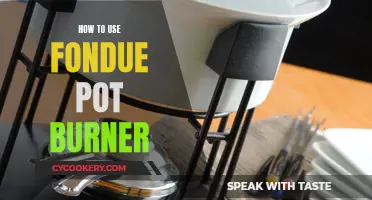 Fondue Pot Burner: A Beginner's Guide to Melting