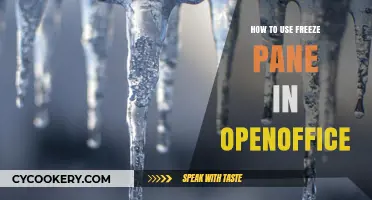 Master Freeze Panes in OpenOffice: A Step-by-Step Guide