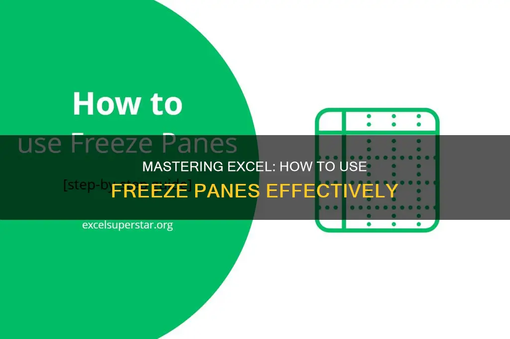 how to use freeze pane