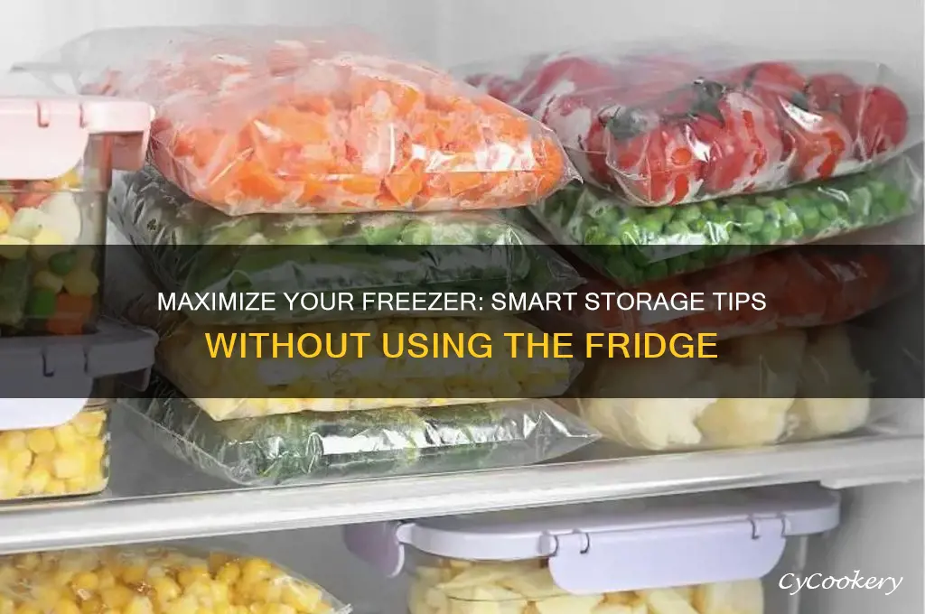 how to use freezer and not refrigerator