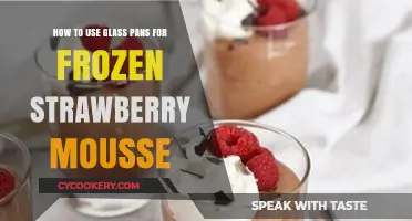 Perfectly Chilled: Using Glass Pans for Frozen Strawberry Mousse