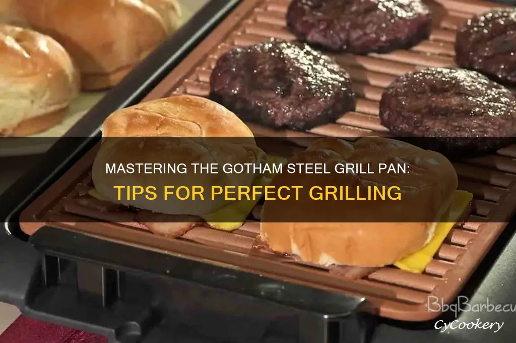 how to use gotham steel grill pan