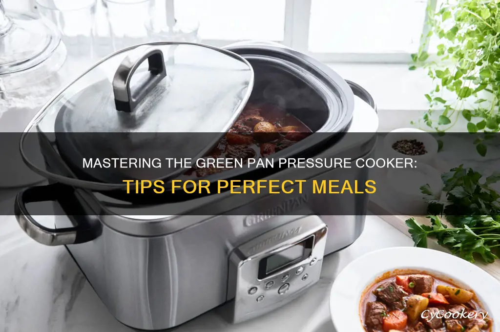 how to use green pan pressure cooker