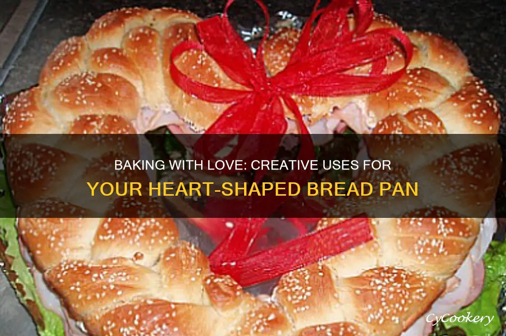 how to use heart shape bread pan