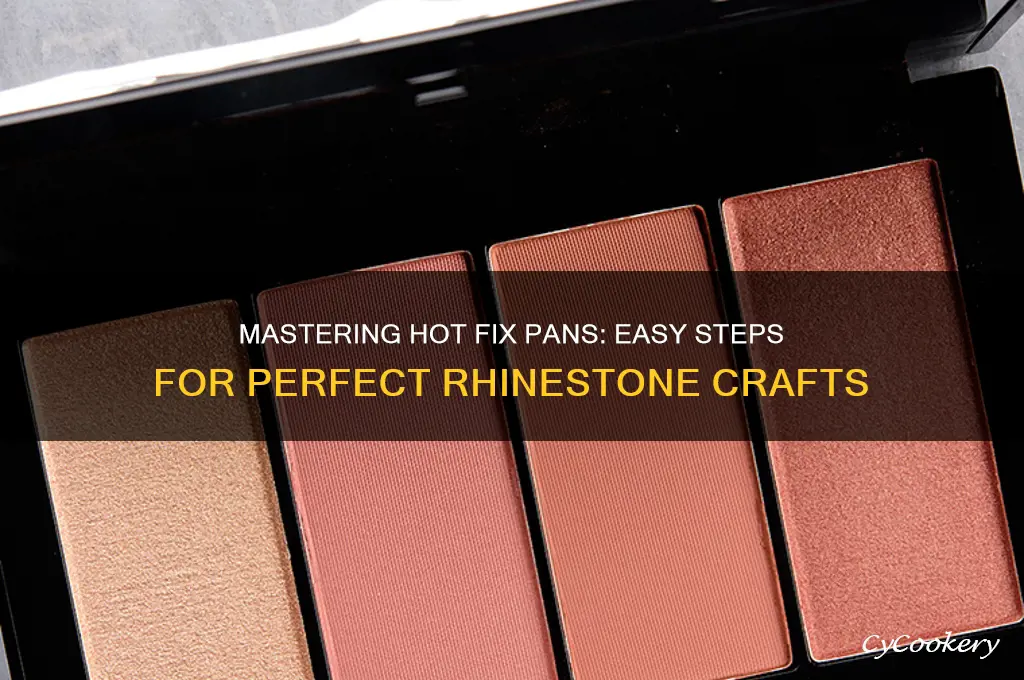 how to use hot fix pan
