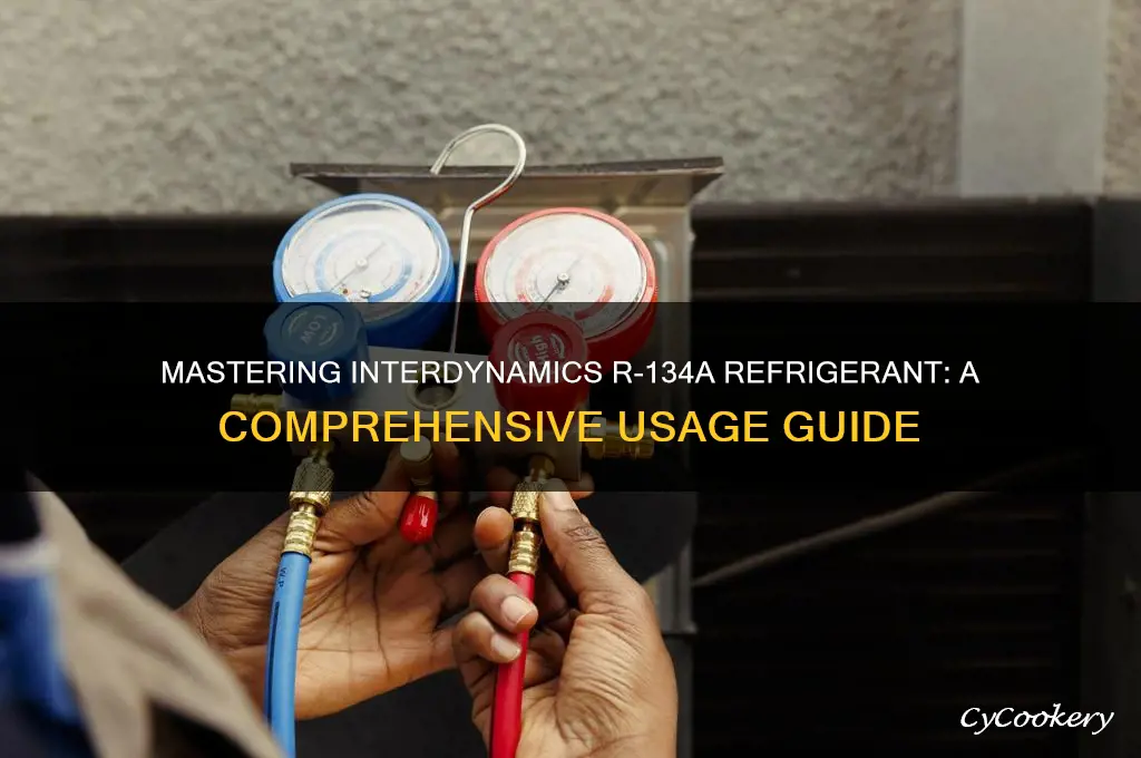 how to use interdynamics - r-134a refrigerant