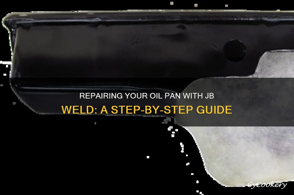 how to use jb weld on oil pan