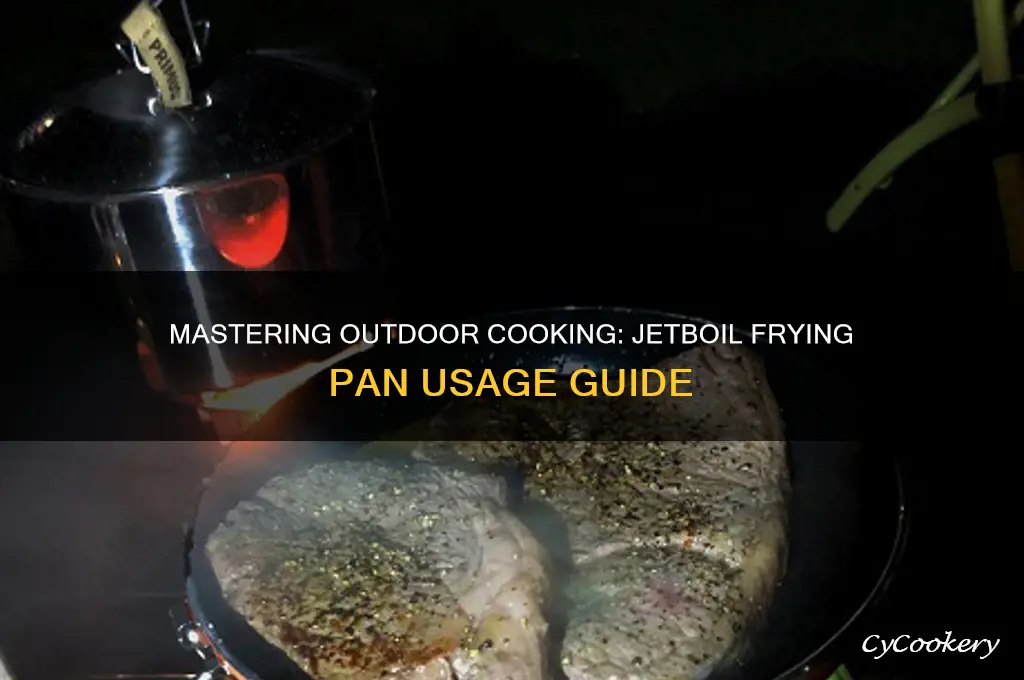 how to use jetboil frying pan