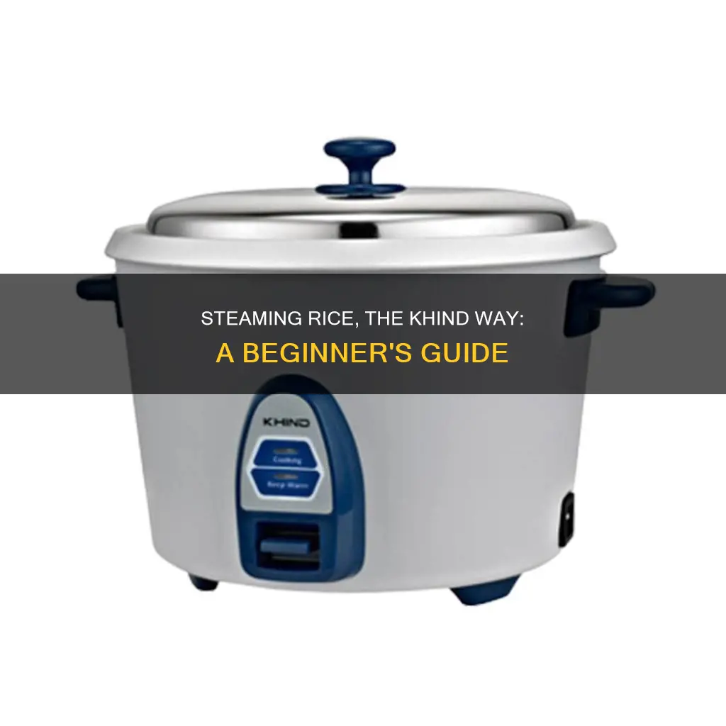 how to use khind steam rice cooker