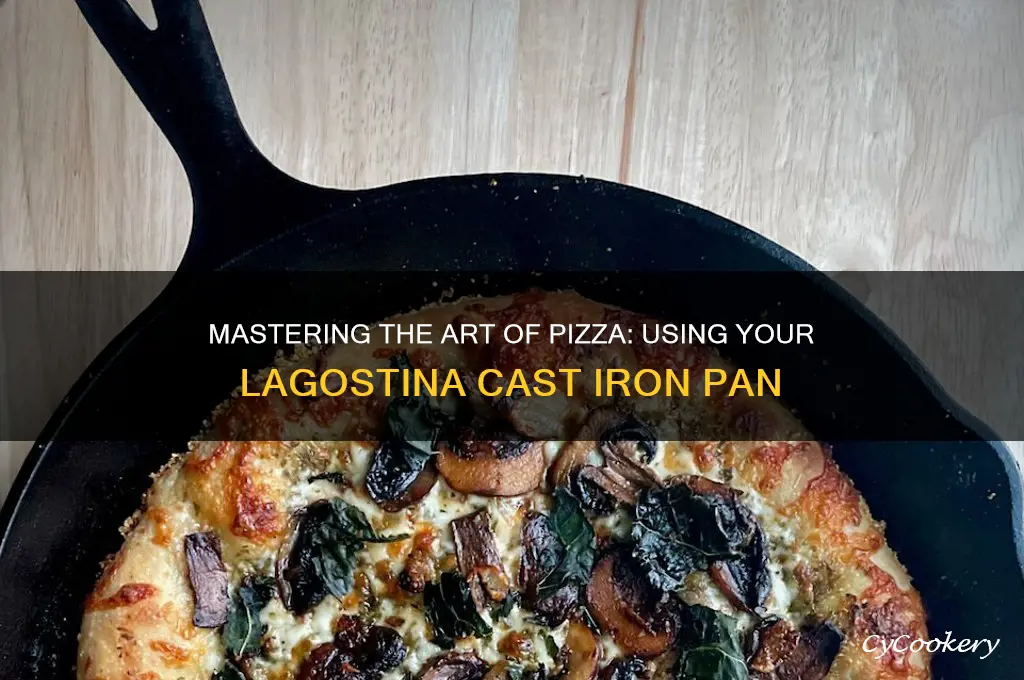 how to use lagostina cast iron pizza pan