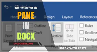 Mastering Docx Layout: Adding Panes for Enhanced Document Design