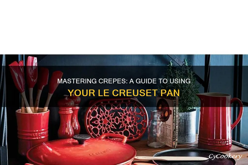 how to use le creuset crepe pan