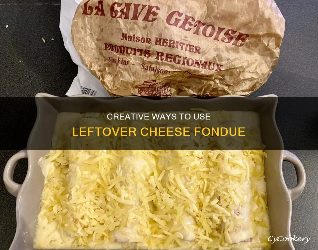 how to use leftover cheese fondue