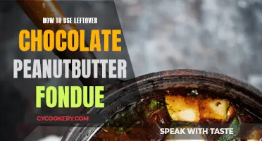 Creative Ways to Use Leftover Chocolate Peanut Butter Fondue