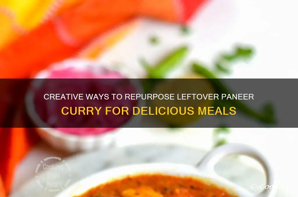 how to use leftover paneer curry