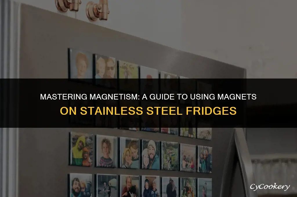 how to use magnets on a stainless steel refrigerator